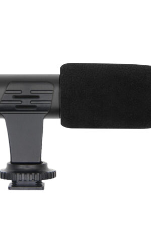 一眼レフカメラ、スマホ、PC3.5mmデジタルビデオ録音用外付けマイク 指向性コンデンサーマイク