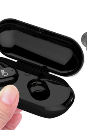 完全ワイヤレスイヤホン  スポーツイヤホン 左右分離型 片耳・両耳とも対応　高音質 防水防滴仕様 充電式収納ケース　