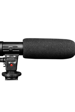 CHAOYILIU 外付けマイク 一眼レフ マイク 外部マイク カメラマイクロホン 指向性コンデンサーマイク  Nikon Canon DV ブラック 日本語取扱説明書付