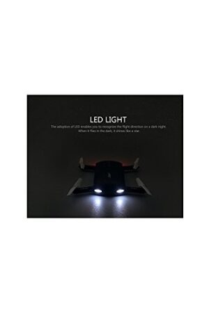 JJRC H37 Elfieドローン Wifi FPV ミニ ポケット マルチコプター カメラ付き 折り畳み式 重力感知 自分撮り 生中継 玩具 プレゼント (ブラック)