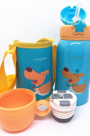 子供用 2WAY 2ウェイボトル水筒 保冷/保温 真空断熱 316ステンレス 水筒 コップ付き 600ml