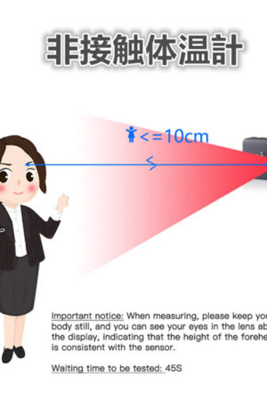2020新型 ミニ非接触体温計 壁掛け赤外線 体温計 自動測定 1秒高速検温 小型 非接触式 発熱アラーム 高精度 会社 学校 自動反応温度計
