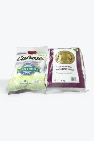 original set costco カークランド シグネチャー ジャスミンライス 8kg & ラグランデファミリー カルローズ米 5kg, タイ産・米国産, 精米セット
