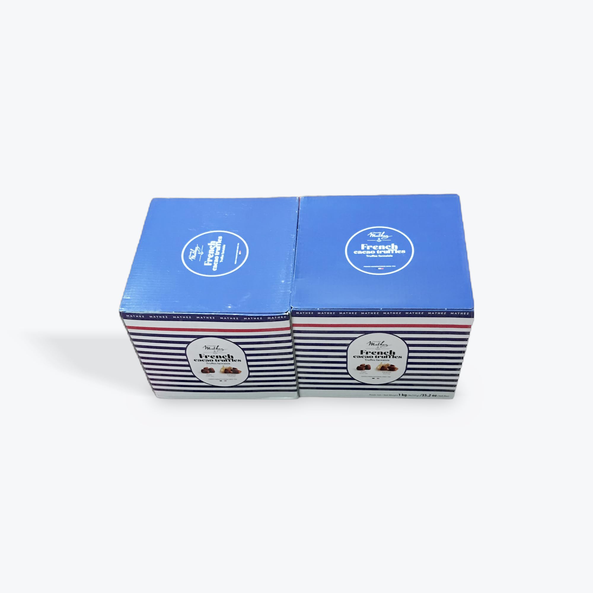 コストコオリジナル2個セット costco フレンチ トリュフ チョコレート プレーン&ソルトキャラメル, 500g×2種, 合計1kg