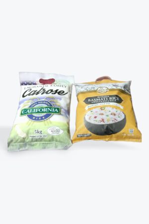 ラグランデファミリー カルローズ米＆アンビカ バスマティライス セット, カリフォルニア産＆インド産, 各5kg, 合計10kg