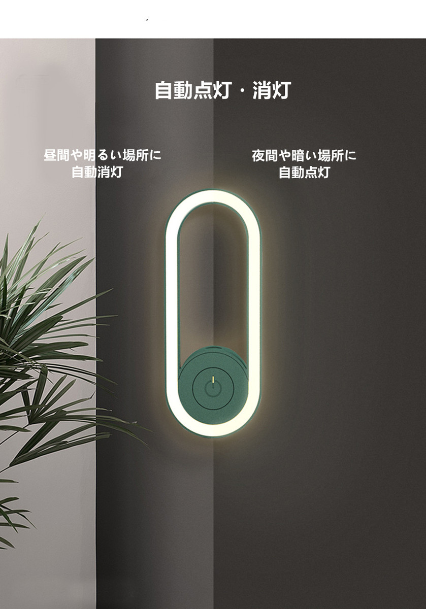 虫が嫌がる 超音波付き フットライト ナイトライト 無害 省エネ 自動で 点灯 消灯 コンパクト コンセントに差し込むタイプ「害虫駆除+ライトモード」、「害虫駆除モード」入力電力:AC90?230V 消費電力:1W サイズ:114×41×41.5 (mm) 実用的 母の日 父の日 プレゼント - 画像 (4)