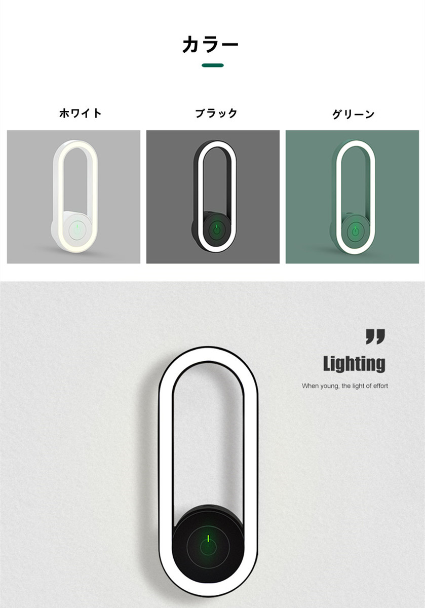 虫が嫌がる 超音波付き フットライト ナイトライト 無害 省エネ 自動で 点灯 消灯 コンパクト コンセントに差し込むタイプ「害虫駆除+ライトモード」、「害虫駆除モード」入力電力:AC90?230V 消費電力:1W サイズ:114×41×41.5 (mm) 実用的 母の日 父の日 プレゼント - 画像 (7)