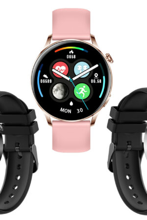 スマート ウォッチ AK37 24時間 活動量計 画面 1.28インチ LCDカラースクリーン システムサポート:IOS 9.0 以降および Android 4.4 以降 バッテリー容量:210mAh  IP67防水 サポート言語:日本語対応