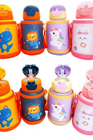 子ども用 水筒 500ML 幼稚園 低学年 酸化と腐食に強い 316ステンレス 子供 水筒 入園 入学 通園 通学 (4 スタイル ) こどもの日 プレゼント 夏 熱中症対策 ビーチ プールに