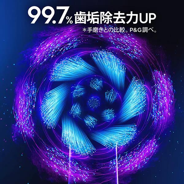 歯ブラシ 大容量パック ブラウン オーラル-B iOシリーズ専用替えブラシ 6本 - 画像 (3)