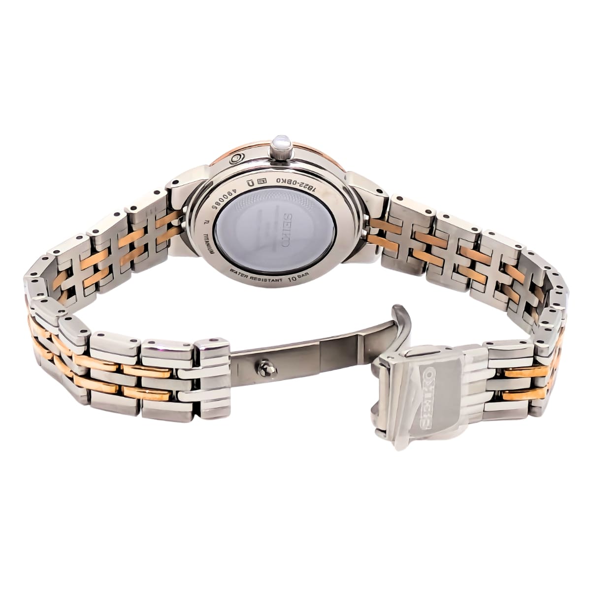 エクセリーヌ SWCW056 ピンクダイヤル ソーラー電波修正 女性用 軽量 チタンバンド - 画像 (6)