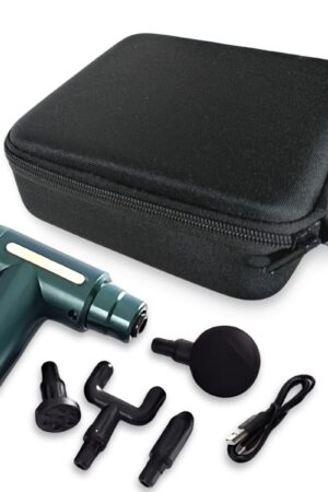 MINI Fascia Gun BX-720 筋膜リリース マッスルガン 軽量 マッサージ器 ハンディマッサージャー 6段階調節 4種類のアタッチメント付き 約550gボディーケア ビューティー (全/4色) 実用的 プレゼント