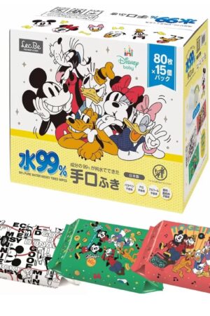 【化粧水類】レック 赤ちゃんの手口ふき ウェットテッシュ 成分の99%が純水 限りなく水に近い 手口ふき パラベン・PG・アルコール・香料・着色料不使用 80 枚入x15個(1200枚)シートサイズ:180x140 mm E01271 日本製 製造販売元:アイプラス