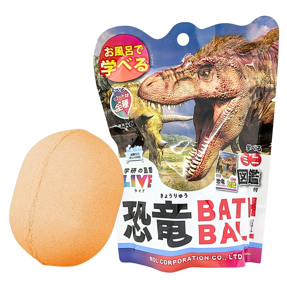 【入浴用化粧品】学研図鑑LIVE バスボール 6個セット 発泡タイプ 対象年齢12歳以上 お風呂で学びと発見 (キャラクター: 恐竜、動物)中国製 対象年齢12歳以上 - 画像 (4)