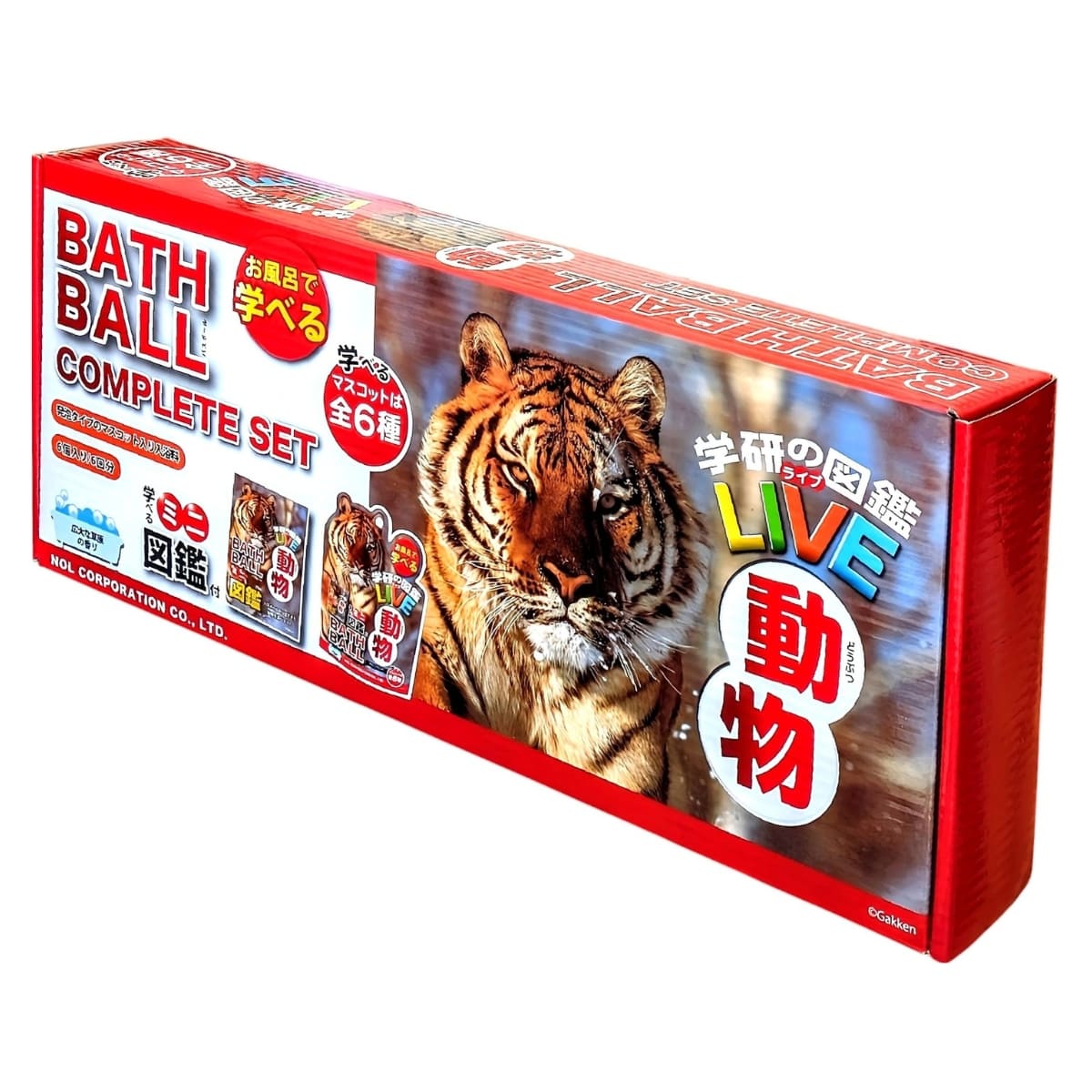 【入浴用化粧品】学研図鑑LIVE バスボール 6個セット 発泡タイプ 対象年齢12歳以上 お風呂で学びと発見 (キャラクター: 恐竜、動物)中国製 対象年齢12歳以上 - 画像 (8)