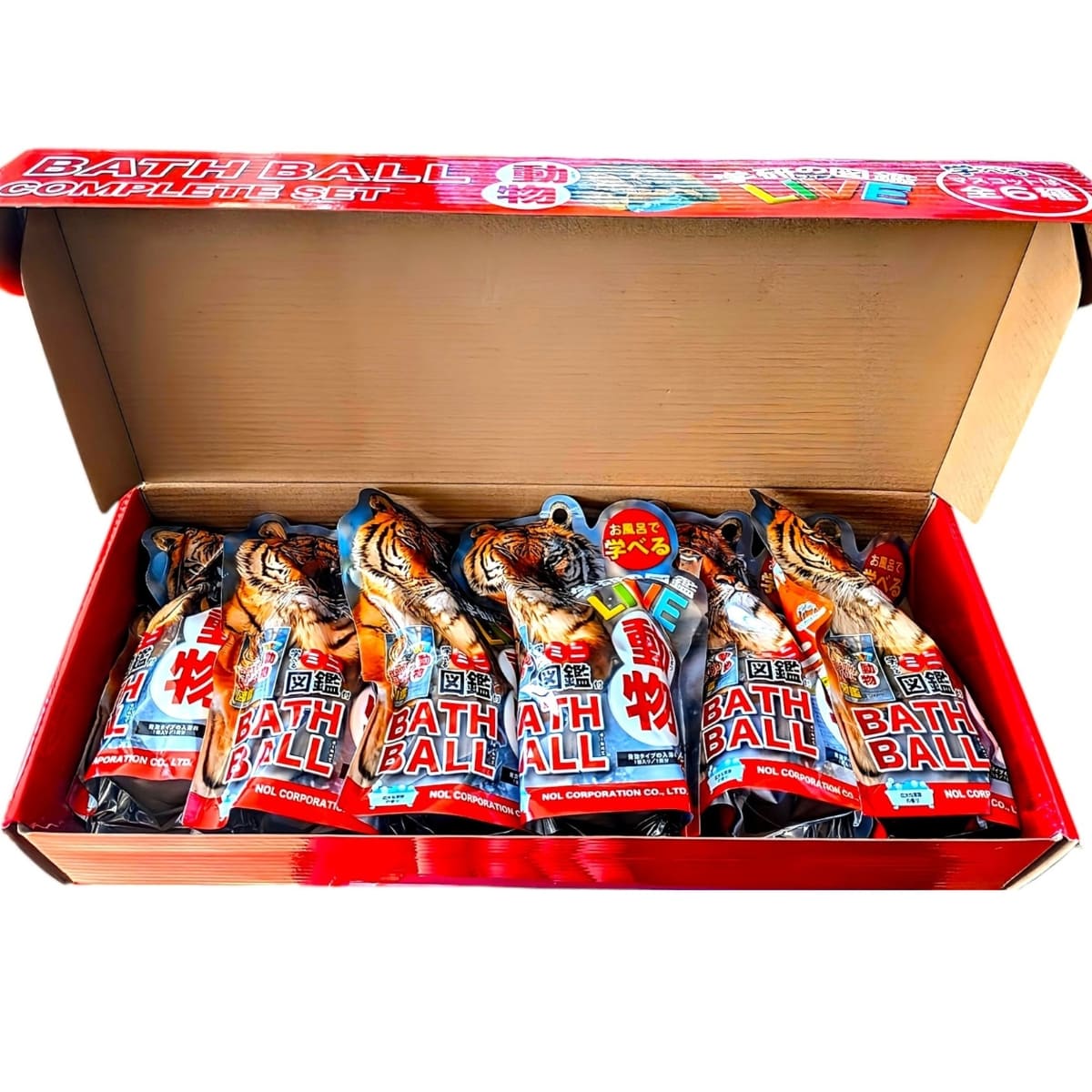 【入浴用化粧品】学研図鑑LIVE バスボール 6個セット 発泡タイプ 対象年齢12歳以上 お風呂で学びと発見 (キャラクター: 恐竜、動物)中国製 対象年齢12歳以上 - 画像 (9)