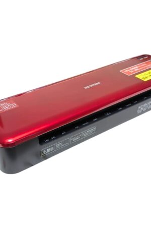 アイリスオーヤマ 高速起動ラミネーターA3 2本ローラー 75μmフィルムに対応  [KHSL-A322-R レッド] 35秒で高速起動 オートオフ機能 ワイヤートレー付き サイズ:490×154×80mm 重量:2.4kg 消費電力:1320W 電源:100V､50 / 60HZ