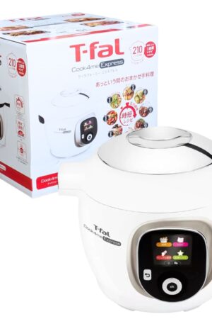 ティファール クックフォーミー エクスプレス 圧力鍋 多機能 蒸す 炒める 煮込む 圧力調理 容量:6L 型番:CY8520JP 1200W-100V 外形(mm):幅328×奥行350×高さ325 人数:2-6人 ホワイト 210レシピ