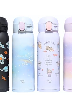 象印 ステンレスマグ 水筒 480ml 型番:SM-WH48 保温 保冷 シームレスせん ラクに洗える ワンタッチ スポーツドリンク可 ガールズ & ボーイズマグ 全4種類 サイズ(cm):幅7×奥行7×高さ22.5 重さ:0.21kg ステンレスボトル