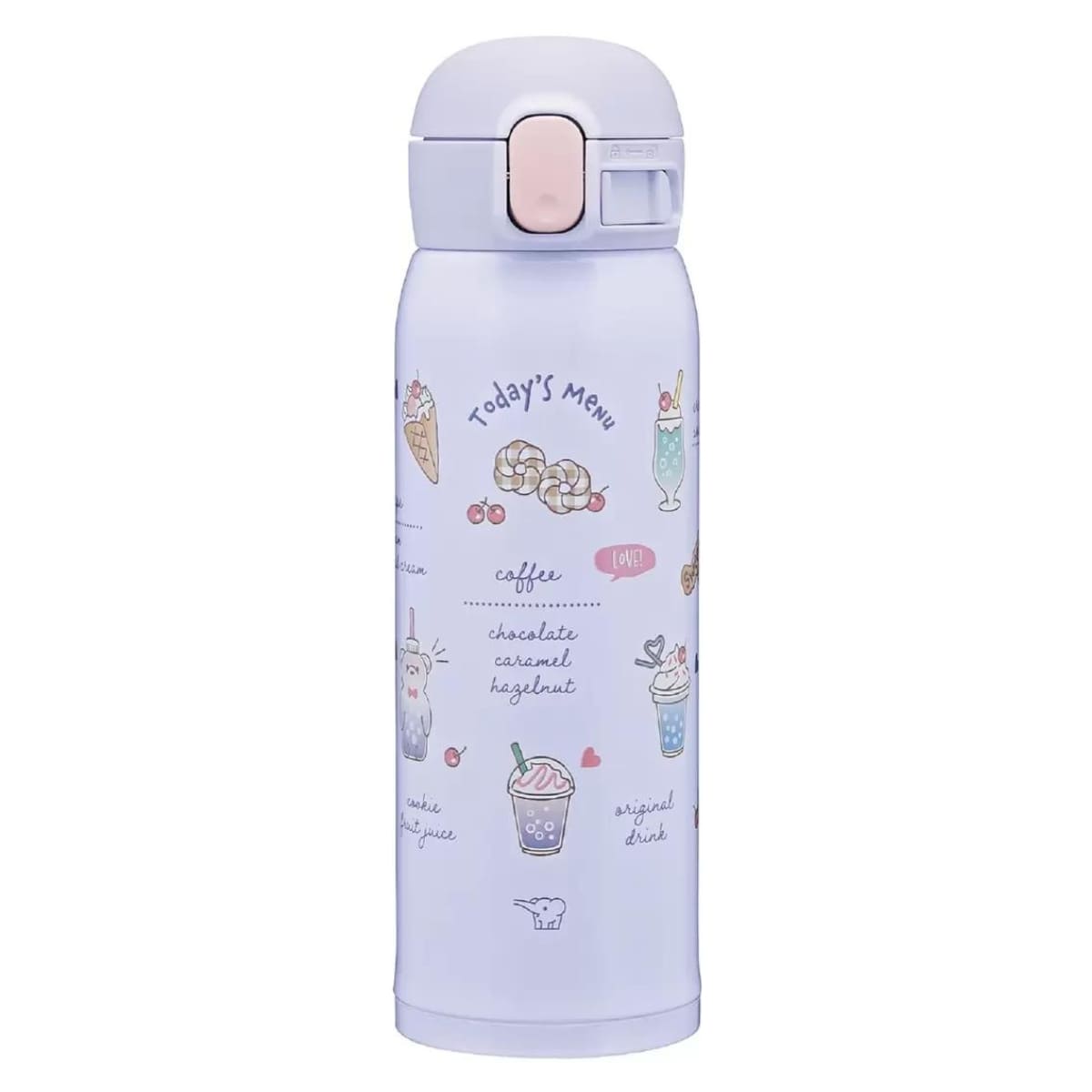 象印 ステンレスマグ 水筒 480ml 型番:SM-WH48 保温 保冷 シームレスせん ラクに洗える ワンタッチ スポーツドリンク可 ガールズ & ボーイズマグ 全4種類 サイズ(cm):幅7×奥行7×高さ22.5 重さ:0.21kg ステンレスボトル - 画像 (8)