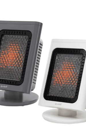 省エネリフレクトストーブ RIFLECA (リフレカ) QS327IV/QS327GY アイボリー/グレー 最大600Wのパワフルな運転『強運転』を搭載