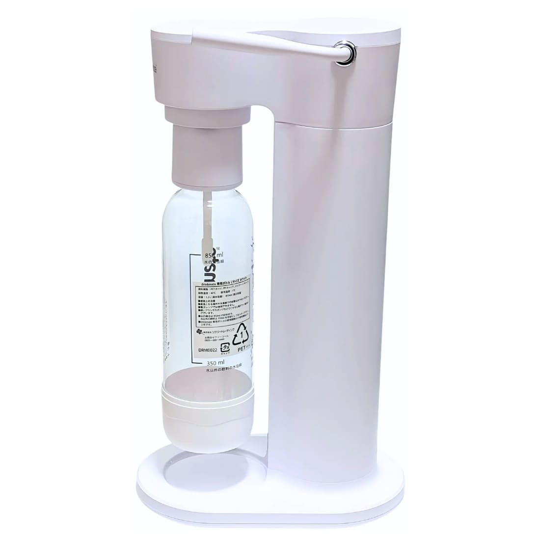 ドリンクメイト 家庭用炭酸飲料メーカー スターターキット Series 641 電気不要 屋外使用OK (カラー: ブラック,ホワイト) 実用的 母の日 父の日 プレゼント - 画像 (7)