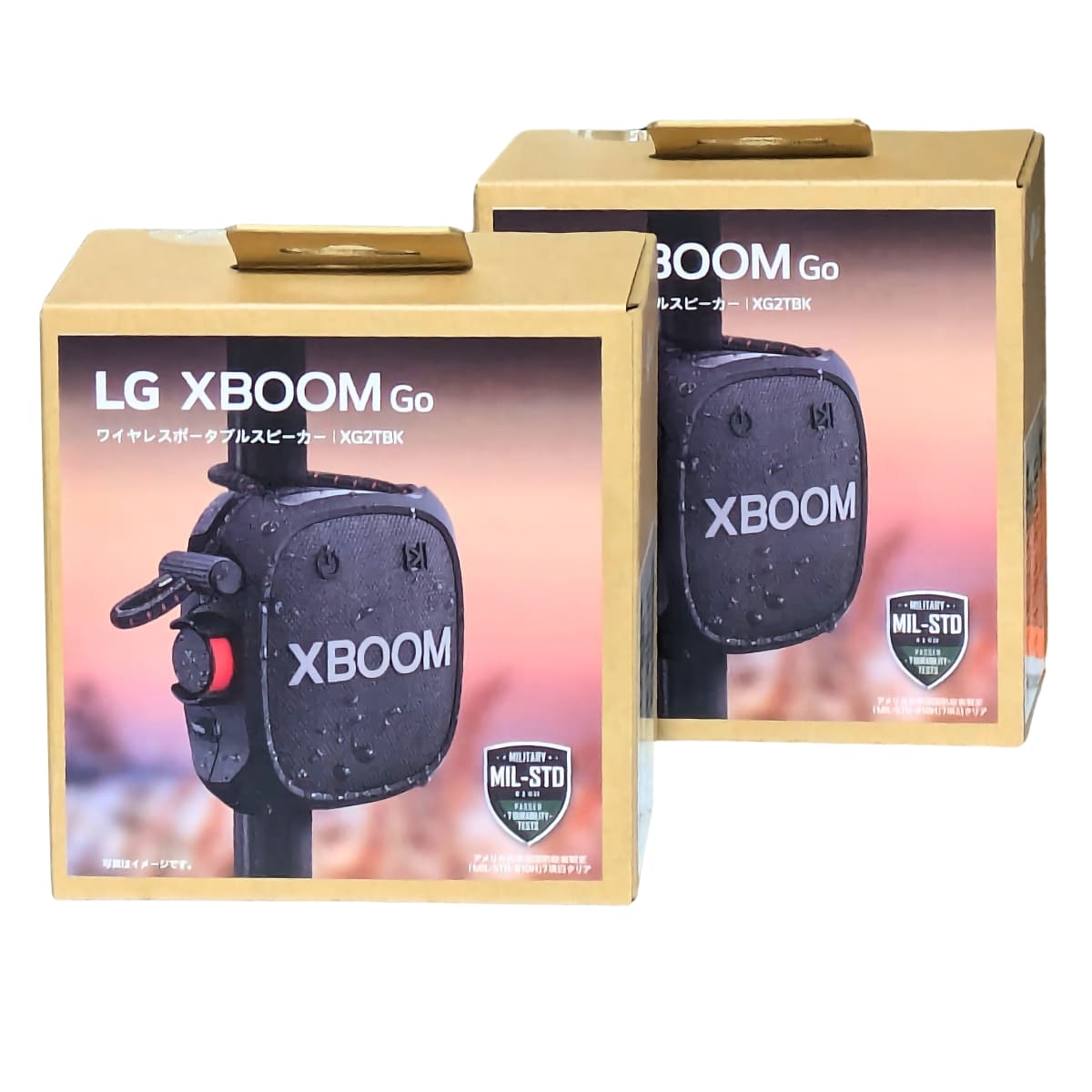 LG XBOOMGo XG2T ワイヤレスポータブルスピーカー 2個パック 万能ストラップで結べる 低音強化 迫力のある音 実用的 母の日 父の日 プレゼント - 画像 (15)