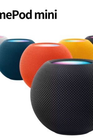 Apple HomePod mini MY5G2J/Aスマートスピーカー 360度 Siri対応 スマートホームの管理がすべて1台に。選べるカラーバリエーション: スペースグレイ, イエロー #51086 実用的 プレゼント