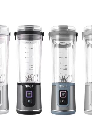 Ninja (ニンジャ) ブラストミキサー コードレスミキサー 2本セット 容量530ml 最大 470ml作れます。モデル:BC155JTE,BC155J  ※製品はパッケージに表示されているものと若干異なる場合があります。Shark(シャーク) 実用的 母の日 父の日 プレゼント