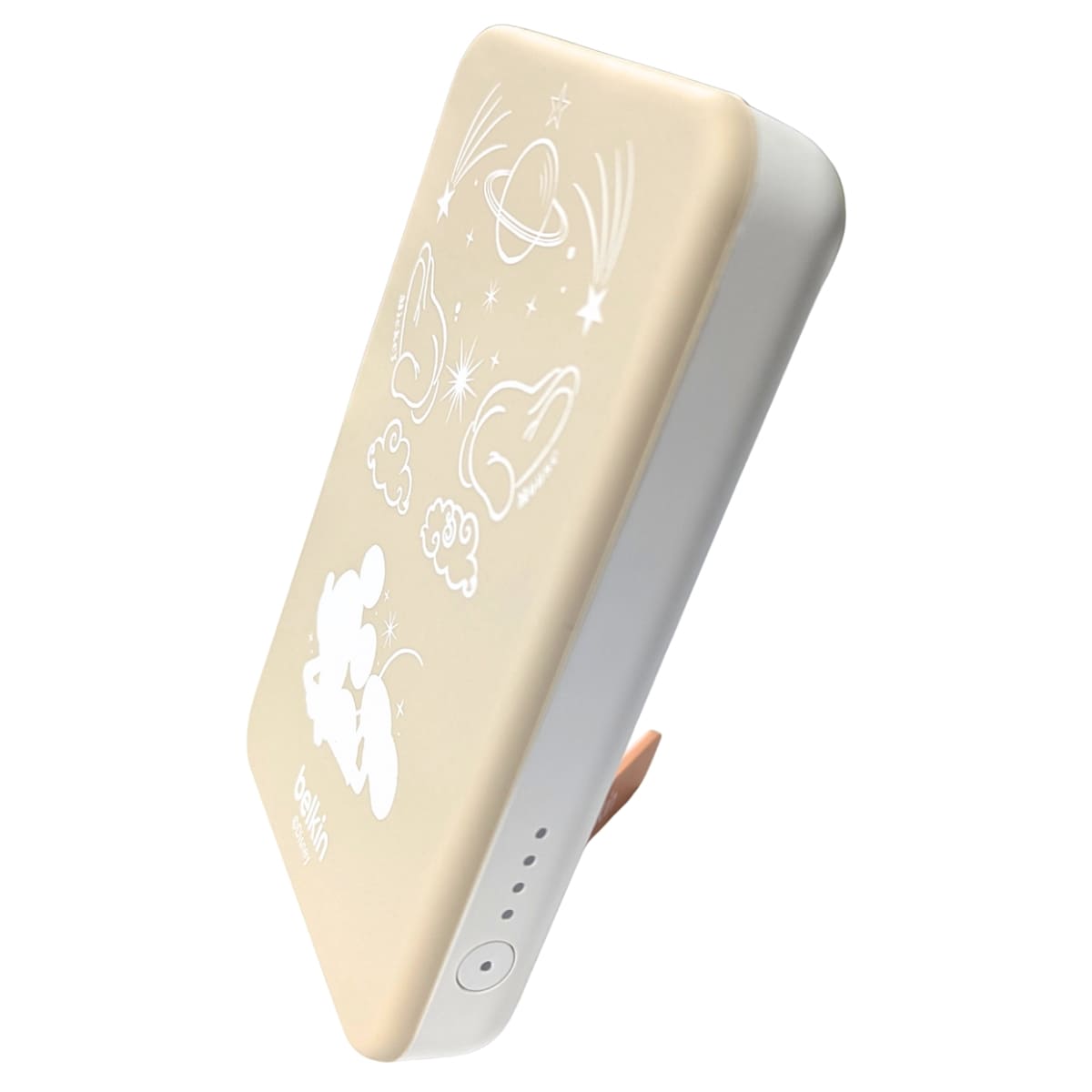 Belkin (ベルキン) ディズニー チャージング ギフトボックス (5000mAh モバイルバッテリー , 67W出力のUSB-C 3ポート充電器, 60W対応のUSB-C to USB-C編組ケーブル) 型番: BUE014pcADDY【PSE認証】実用的 夏 帰省 旅行準備 プレゼント - 画像 (8)