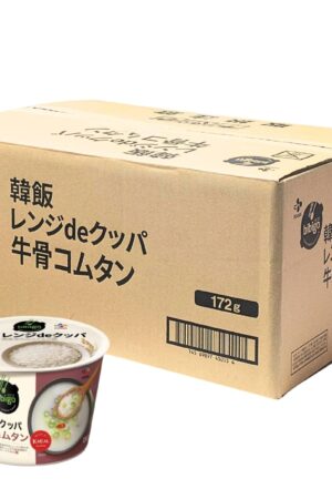 bibigo(ビビゴ) 韓飯 レンジdeクッパ牛骨コムタン 韓国の専門店のコムタンの味を気軽に楽しめるクッパ  数量タイプ: 2個,6個,12個 実用的 母の日 父の日 プレゼント