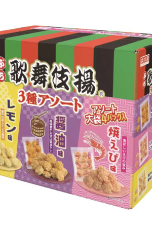 ぷち歌舞伎揚げ アソート３種 60袋入1056ｇ(264ｇ×4パック) #62645 天乃屋