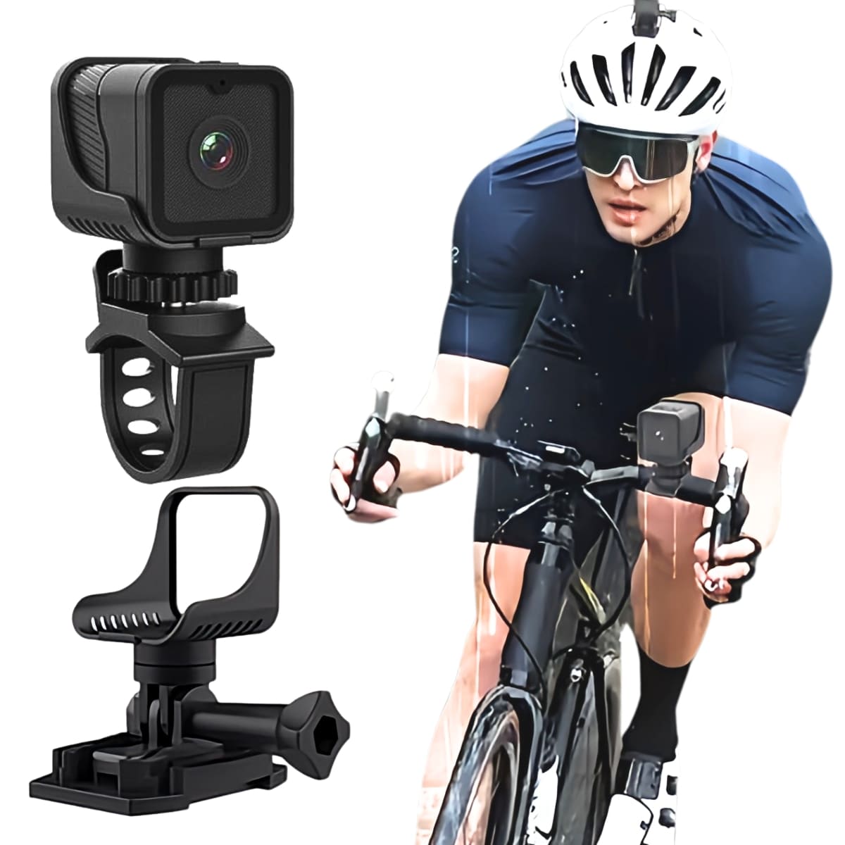 CS03 WiFiスポーツカメラ 1080PのフルHD 12Mの静止画解像度(4032×3024) 防水防塵IP65 アクションカメラ 屋外 スポーツ バッテリー:900mAh,3.7V メモリ:最大256G CHAOYILIU