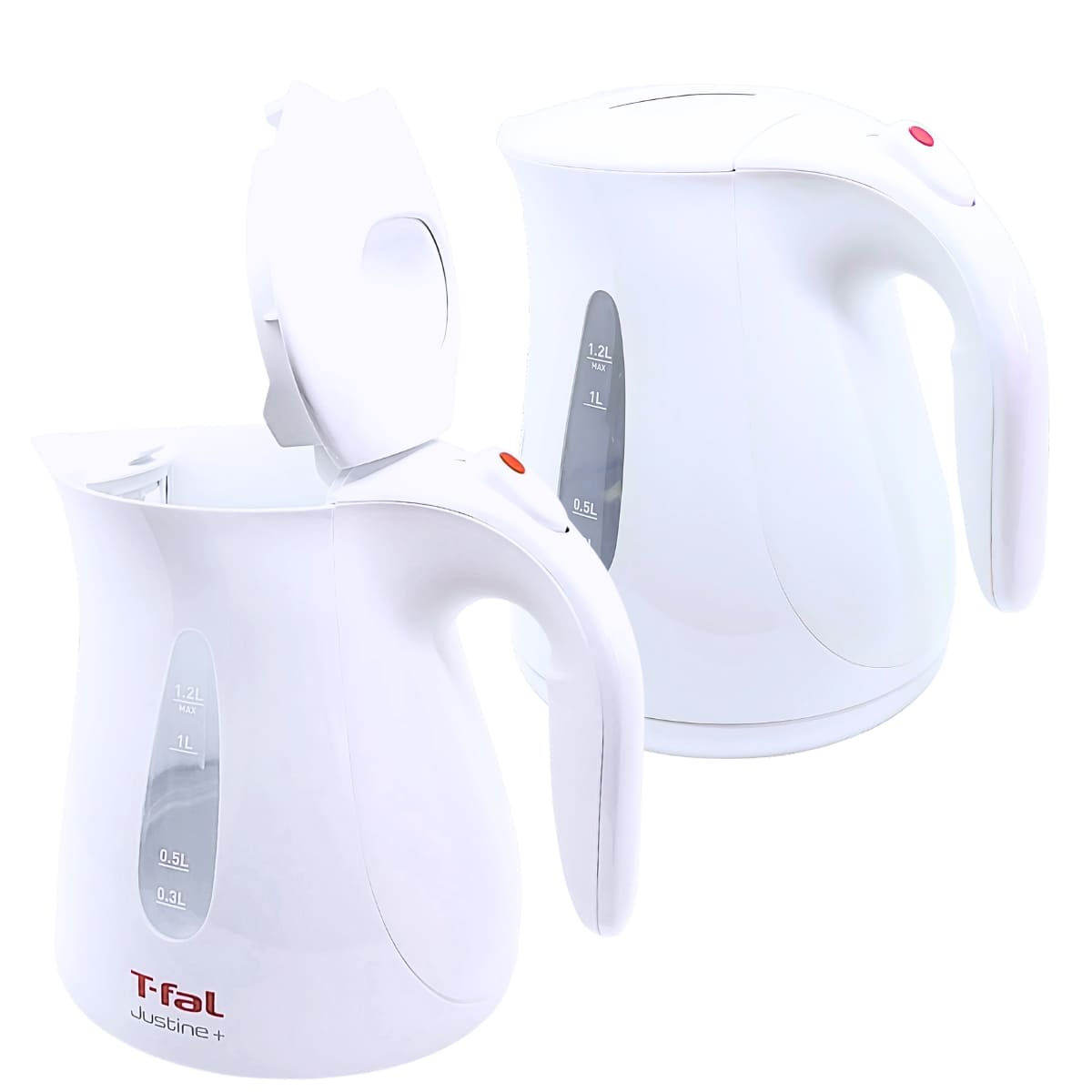 ティファール 電気ケトル 1.2L ジャスティン プラス カラー:ブラック(KO4908JP) ホワイト(KO4901JP) 1,250W 湯沸かし簡単 実用的 母の日 父の日 プレゼント 省エネ&安心設計でギフトにもおすすめ。 - 画像 (4)