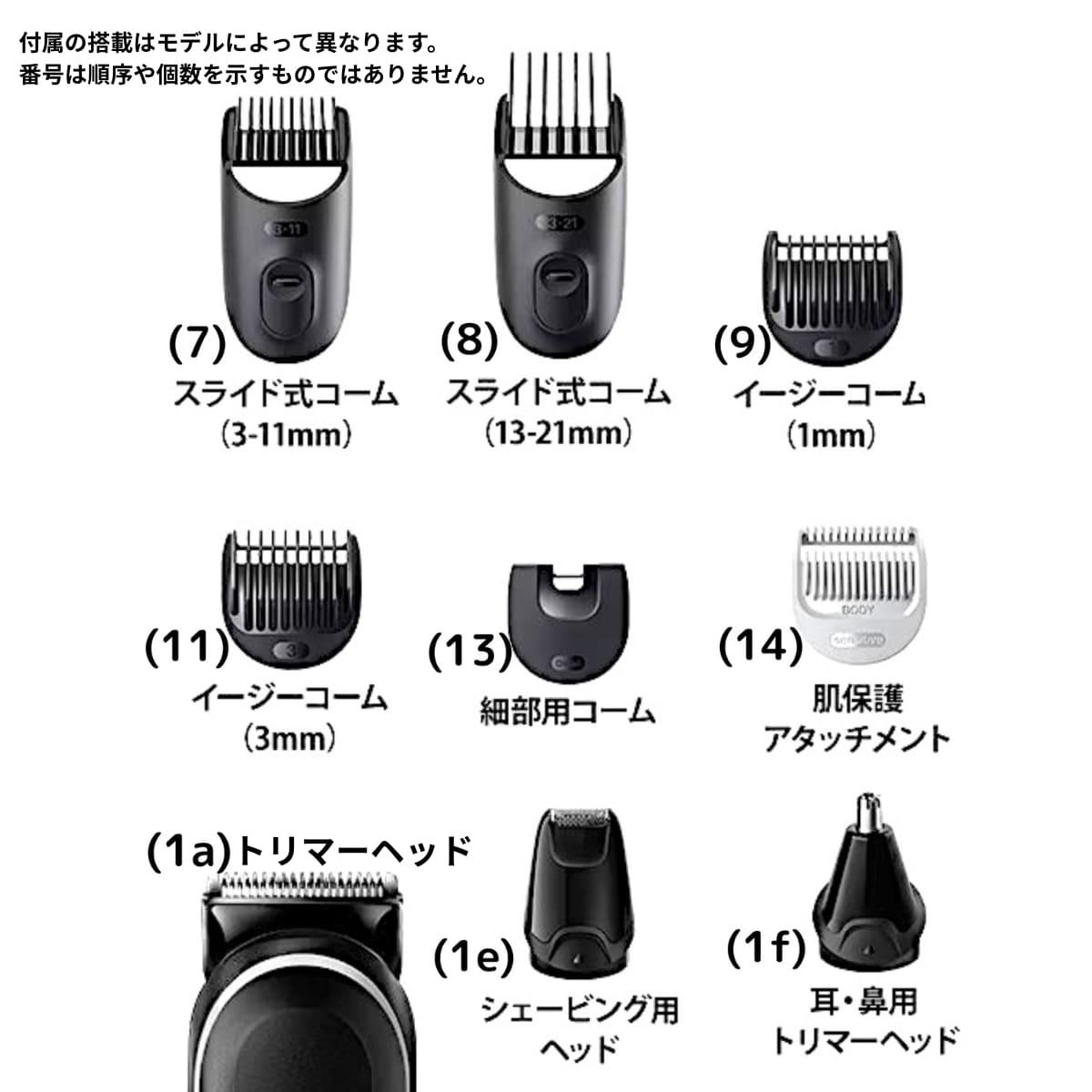 Braun(ブラウン) メンズマルチグルーマー MGK5420 シリーズ5 9-in-1 全身用トリマー ヒゲ・髪・鼻毛・耳毛・ボディ 防水 お風呂剃り可 丸洗いOK ギフト対応 男性 プレゼントに最適 - 画像 (10)