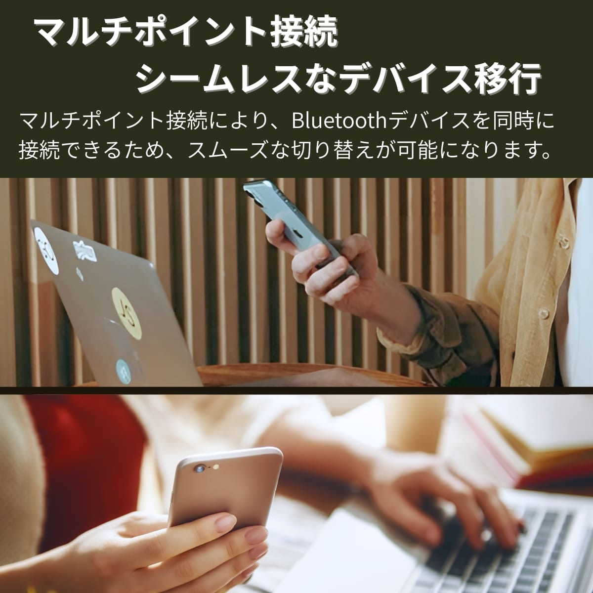 オーラダンス オープンイヤー OWS2 OLA06CC 5分充電で最大2時間,『ながら聴き』の新定番,高速充電, 高音質16.5mmダイナミックドライバー 音漏れ防止設計 運動 散歩や子育て 安心して使える #61475 実用的 母の日 父の日 プレゼント テレーワーク 在宅勤務 - 画像 (8)