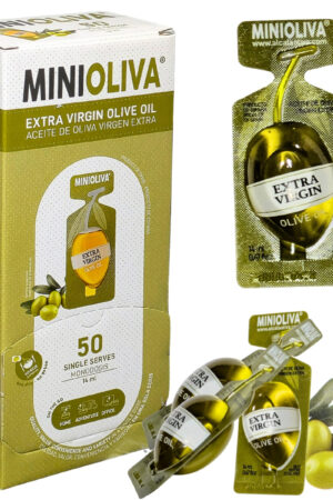 ミニオリバ エキストラバージン オリーブオイル スペイン産 12.8g × 50パック ALCALA MINIOLIVA EVOO 50P #62230 オイル 小分け ランチ サラダ油 代用 持ち運び 調味料 ギフトにも最適