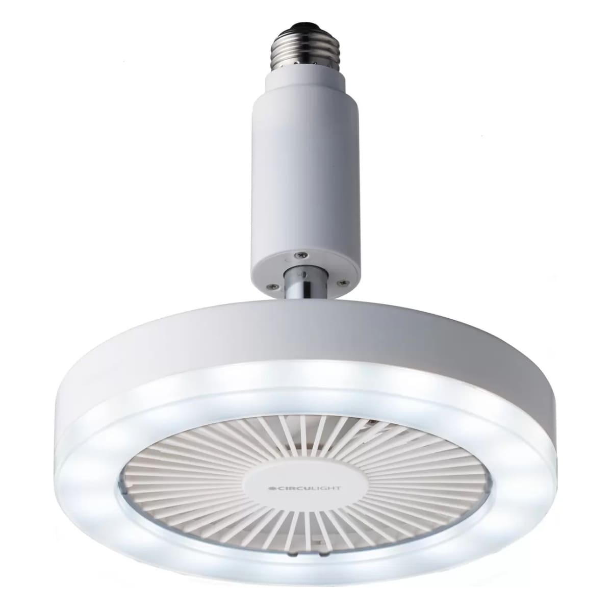 Luminous ( ルミナス ) LED ファンソケット 照明 60W相当 強で810lm((ルーメン) リモコン付き 昼白色 口金E26 調節: 明るさ2段 風量3段 角度 約300度 AC100V 50/60Hz 本体約400g #70701 - 画像 (11)