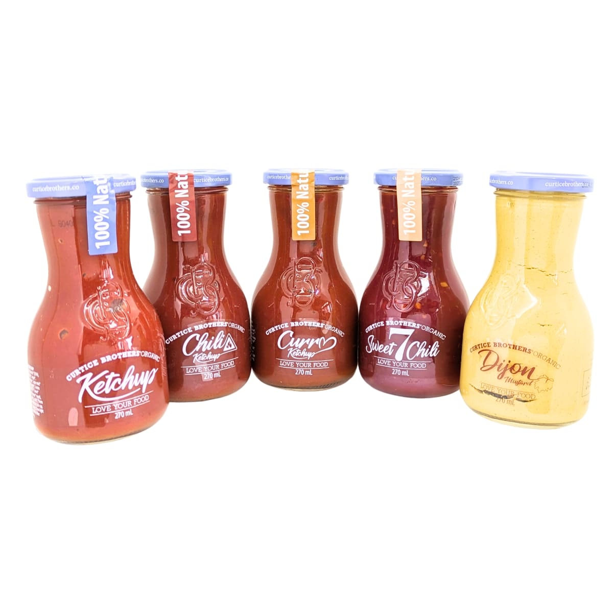 カーティスブラザーズ ナチュラル ケチャップ 270ml×5本セット(クラシック、カレ、チリ、スイートチリ、マスタード) Curtice Brothers イタリア産 #55803 トマト調味料 オーガニックソース 父の日 内祝い無添加 グルメ - 画像 (3)