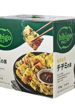 bibigo ( ビビゴ )チヂミの素 簡単 具材を混ぜて焼くだけウチでもちもち食感が楽しめる 1510g ( 2人前×5 ) CJ FOODS #69006 韓国グルメ おウチ屋台 おつまみ 食卓が華やか