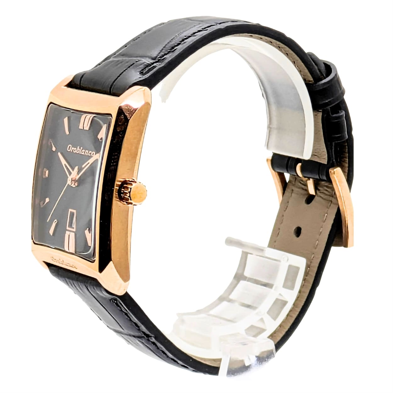 OROBIANCO PANDA (オロビアンコ パンダ) レディース腕時計 スクエア 革ベルト OR001-33 クォーツ 生活防水:5気圧 #58714 ビジネス カジュアル 高級感 ブランド腕時計 - 画像 (2)