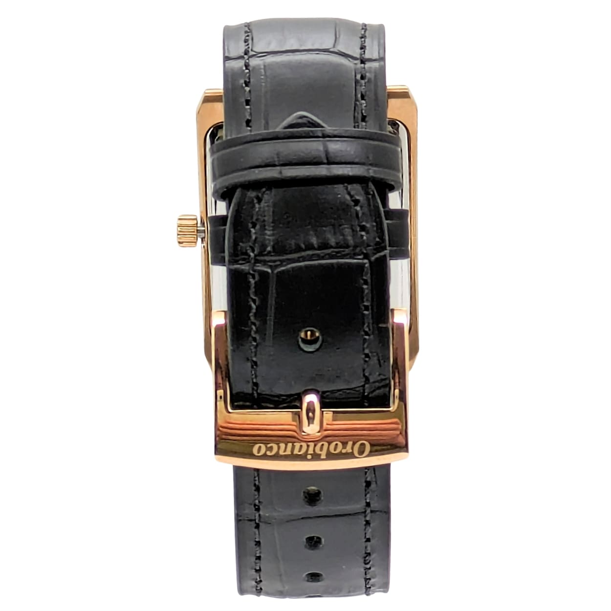OROBIANCO PANDA (オロビアンコ パンダ) レディース腕時計 スクエア 革ベルト OR001-33 クォーツ 生活防水:5気圧 #58714 ビジネス カジュアル 高級感 ブランド腕時計 - 画像 (4)