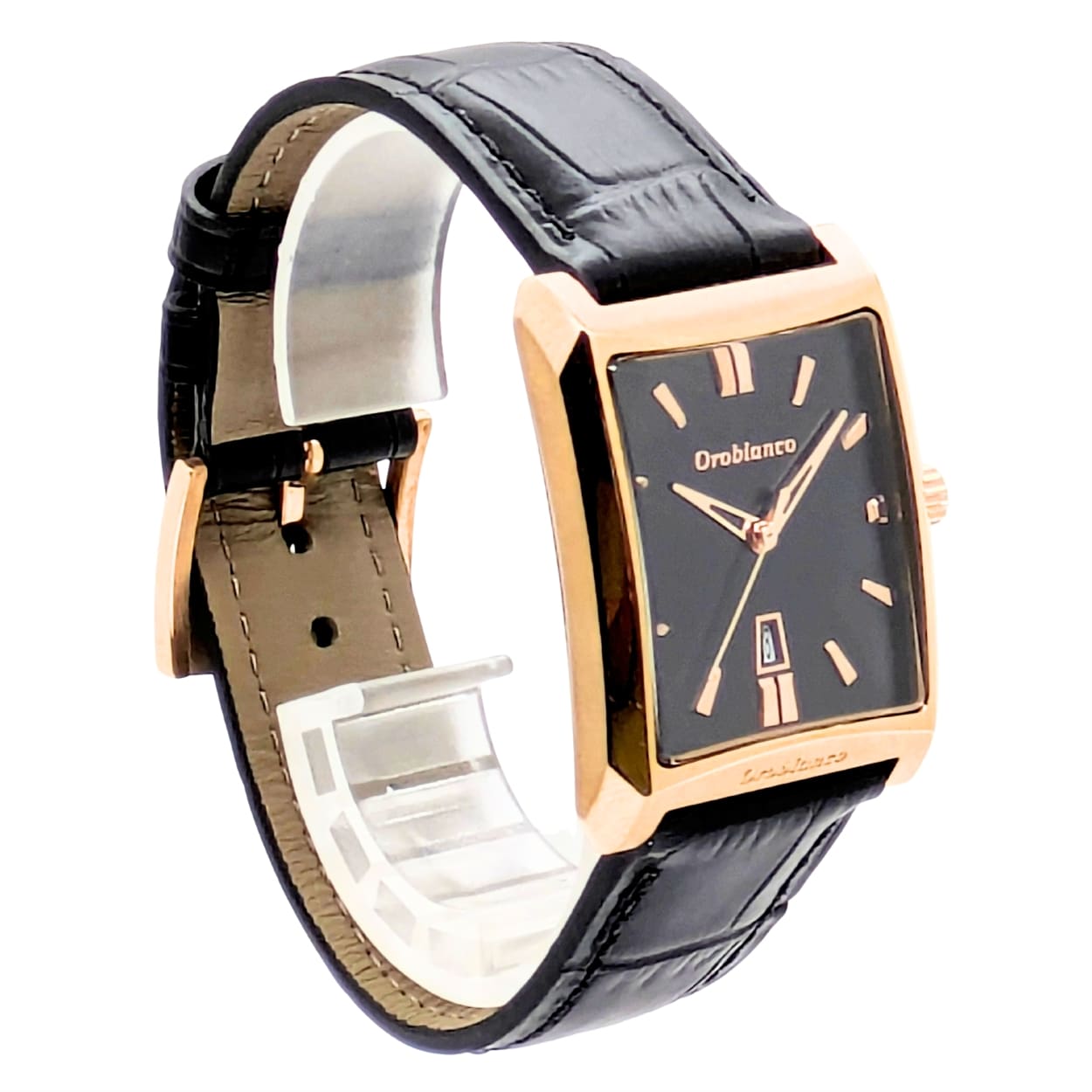 OROBIANCO PANDA (オロビアンコ パンダ) レディース腕時計 スクエア 革ベルト OR001-33 クォーツ 生活防水:5気圧 #58714 ビジネス カジュアル 高級感 ブランド腕時計 - 画像 (5)